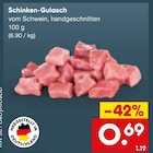 Schinken-Gulasch Angebote bei Netto Marken-Discount Straubing für 0,69 €