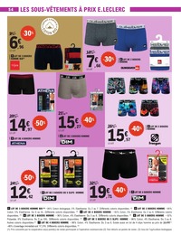 Offre Sous-Vêtements Homme dans le catalogue E.Leclerc du moment à la page 54