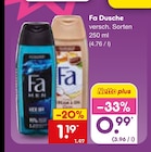 Dusche Angebote von Fa bei Netto Marken-Discount Bad Homburg für 0,99 €