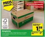 Hagebaumarkt Gifhorn - Umzugskarton Angebot im Prospekt Umzugskarton bei Hagebaumarkt im Gifhorn Prospekt für 1,39 €
