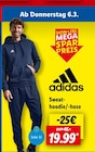 Sweat-hoodie/-hose Angebote von adidas bei Lidl Bonn für 19,99 €