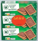 Petit Beurre Tablette Chocolat - U en promo chez Super U Saint-Malo à 7,10 €