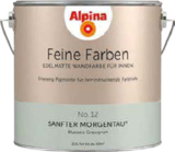 Feine Farben Wandfarbe im Angebot bei Globus-Baumarkt in Augsburg Feine Farben Wandfarbe Angebote von Alpina bei Globus-Baumarkt Augsburg für 35,99 €