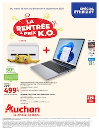 Prospectus Auchan Hypermarché, "LA RENTRÉE À PRIX K.O.",  pages, 18/08/2026 - 06/09/2026