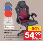 Schreibtischstuhl Montreal im Angebot bei Netto Marken-Discount in Nürnberg Schreibtischstuhl Montreal Angebote von JUSKYS bei Netto Marken-Discount Nürnberg für 54,99 €