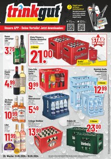 Aktueller Trinkgut Prospekt "Aktuelle Angebote" Seite 1 von 6 Seiten für Oberhausen