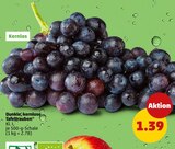 Dunkle, kernlose Tafeltrauben Angebot in Münchhausen Dunkle, kernlose Tafeltrauben im aktuellen Prospekt bei Penny in Münchhausen