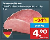 Schweine-Rücken Angebote bei Netto Marken-Discount Stade für 4,90 €