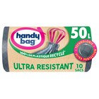 10 sacs poubelle 50L - HANDY BAG en promo chez Carrefour Aubervilliers à 3,39 €