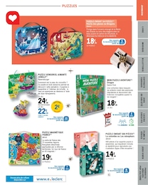 Offre Puzzle dans le catalogue E.Leclerc du moment à la page 23