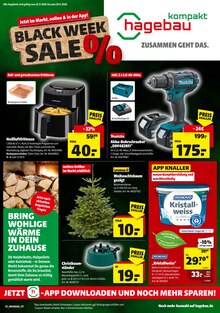 Bohrmaschine im hagebau kompakt Prospekt "BLACK WEEK SALE" mit 8 Seiten (Osnabrück)