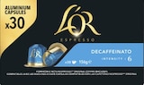 30 capsules de café espresso decaffeinato - L'OR - Lidl à Herblay 30 capsules de café espresso decaffeinato - L'OR en promo chez Lidl Herblay à 4,49 €