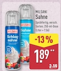Sahne von MILSANI für 1,89 € bei ALDI Nord im Angebot Sahne von MILSANI im aktuellen ALDI Nord Prospekt