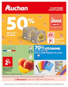 Prospectus Auchan Hypermarché à Plascassier, "Les duos gagnants !", 40 pages de promos valables du 30/07/2024 au 05/08/2024