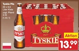 Tyskie Pils Angebote von Tyskie bei Netto Marken-Discount Rhauderfehn für 13,99 €