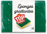 Eponges grattantes x4 vertes - TOP BUDGET en promo à 0,67 € chez Intermarché Super Eponges grattantes x4 vertes - TOP BUDGET dans le catalogue Intermarché Super