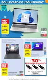Prix et réduction Ordinateur Portable dans le prospectus Carrefour en cours Offre Ordinateur Portable dans le catalogue Carrefour du moment à la page 87