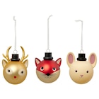 Aktuelles Baumschmuck 3-tlg. Kugel Tiere Angebot bei IKEA in Filderstadt ab 12,99 €