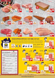 Schweinefleisch im EDEKA Prospekt "Aktuelle Angebote" mit 8 Seiten (Krefeld)