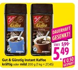 Aktuelle Kaffee Angebote bei EDEKA in Bad Kreuznach Aktuelles Gut & Günstig Instant Kaffee kräftig Angebot bei EDEKA in Bad Kreuznach ab 5,49 €