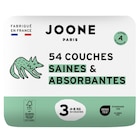 Couches Saines & Absorbantes - JOONE PARIS en promo chez Carrefour Aurillac à 11,82 €