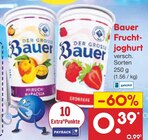 Fruchtjoghurt Angebote von Bauer bei Netto Marken-Discount Tübingen für 0,39 €