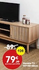 Meuble TV en promo chez Maxi Bazar Créteil à 79,99 €