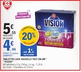 Tablettes lave-vaisselle tout-en-un - VISIOR dans le catalogue E.Leclerc