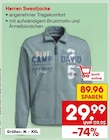 Herren Sweatjacke Angebote bei Netto Marken-Discount Erlangen für 29,99 €
