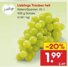 Aktuelles Trauben hell Angebot bei Netto Marken-Discount in Hannover ab 1,99 €
