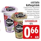 cold latte Kaffeegetränk Angebote bei EDEKA Landshut für 0,66 €