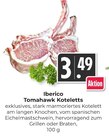 Iberico Tomahawk Koteletts bei Hieber im Prospekt "" für 3,49 €