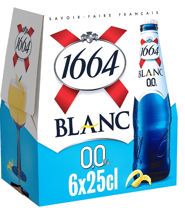 1664 Bière sans alcool Blanc