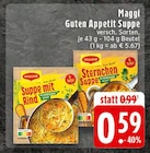 Suppe mit Rind bei EDEKA im Dorsten Prospekt für 0,59 €