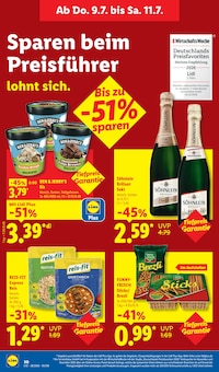 Sekt im aktuellen Lidl Prospekt (Stuttgart) Sekt im Lidl Prospekt "LIDL LOHNT SICH" mit 62 Seiten (Stuttgart)