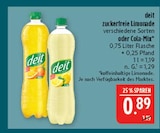 zuckerfreie Limonade oder Cola-Mix Angebote von deit bei Marktkauf Coburg für 0,89 €