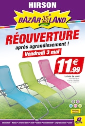Prospectus Bazarland à Fourmies, "RÉOUVERTURE après agrandissement !", 12 pages, 03/05/2024 - 15/05/2024