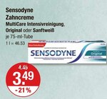 MultiCare Intensivreinigung Original im V-Markt Prospekt MultiCare Intensivreinigung Original von Sensodyne im aktuellen V-Markt Prospekt für 3,49 €