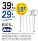 Barrière de sécurité métal à E.Leclerc dans Bourseul