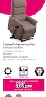 Technicien de Santé Ajaccio - Promo Fauteuil releveur confort Promo Fauteuil releveur confort à 379,90 € dans le catalogue Technicien de Santé à Ajaccio
