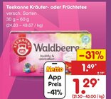 Kräuter- oder Früchtetee Angebote von Teekanne bei Netto Marken-Discount Erkelenz für 1,29 €