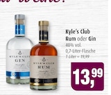 Rum oder Gin im Angebot bei Markant in Neumünster Rum oder Gin Angebote von Kyle’s Club bei Markant Neumünster für 13,99 €