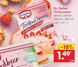 Tortencreme von Dr. Oetker im aktuellen Netto Marken-Discount Prospekt
