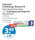 Erkältungs-Balsam N Nase, Kopf & Bronchien von tetesept im aktuellen V-Markt Prospekt für 3,49 €