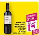 Merlot Pay’s d’Oc IGP bei E center im Prospekt "" für 1,99 €