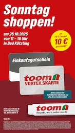 toom Baumarkt Prospekt: "Sonntag shoppen!", 1 Seite, 26.10.2025 - 26.10.2025