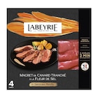 Magret de canard tranché à la fleur de sel - LABEYRIE en promo chez Carrefour Market Valence à 11,15 €