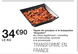 Tapas de poulpes à la basquaise - Guyader en promo chez Monoprix Lorient à 34,90 €