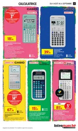 Promos Calculatrice dans le catalogue "VIVEMENT LA FIN DES VACANCES" de Intermarché Super Calculatrice en promo dans le catalogue Intermarché Super à la page 27