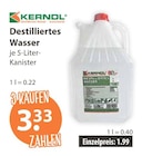 Destilliertes Wasser von Kernol im aktuellen V-Markt Prospekt für 3,33 €
